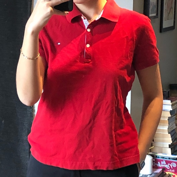 Tommy Hilfiger red polo - Picture 3 of 3